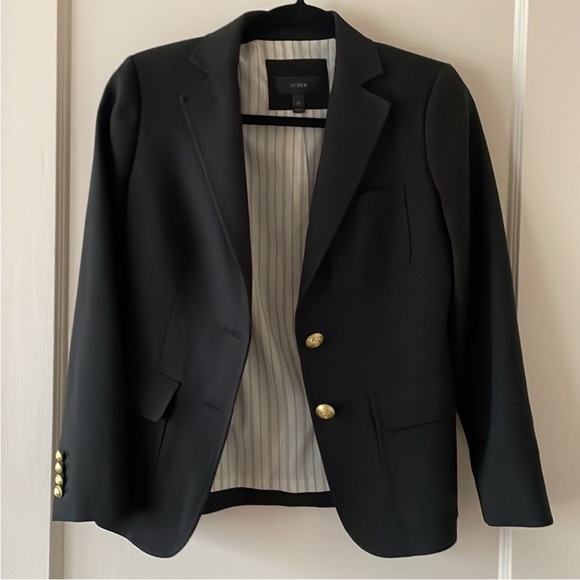 J.Crew Black Blazer 2P - Picture 2 of 13